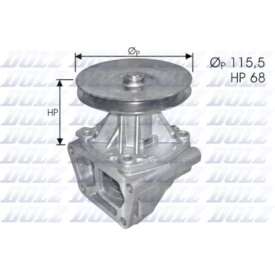 Pompe à eau, refroidissement du moteur