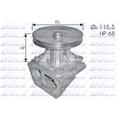 Pompe à eau, refroidissement du moteur