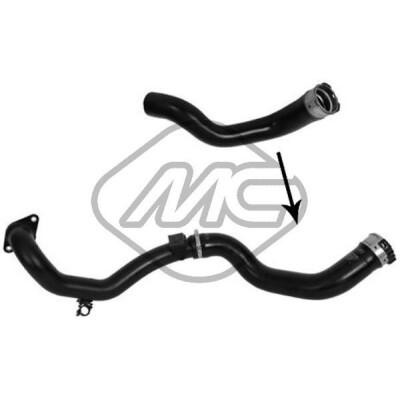 Durite d'air de suralimentation METALCAUCHO 98398