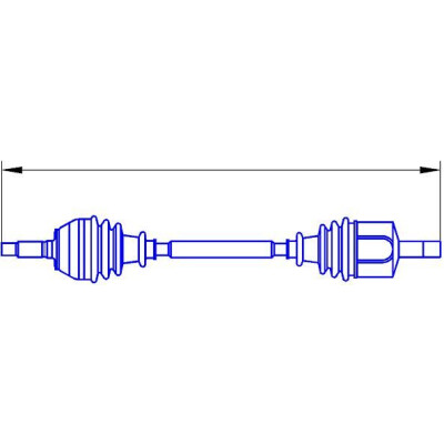 Arbre de transmission SERCORE TRANSMISSIONS 12066A