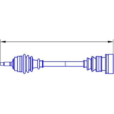 Arbre de transmission SERCORE TRANSMISSIONS 12306