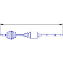 Arbre de transmission SERCORE TRANSMISSIONS 12412