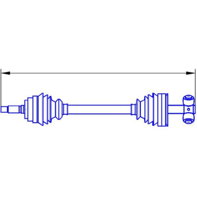 Arbre de transmission SERCORE TRANSMISSIONS 12523