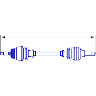 Arbre de transmission SERCORE TRANSMISSIONS 12554
