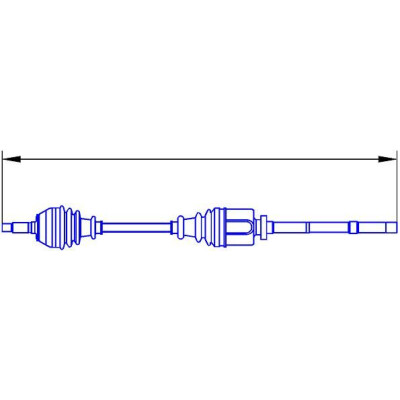 Arbre de transmission SERCORE TRANSMISSIONS 12614