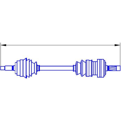 Arbre de transmission SERCORE TRANSMISSIONS 12655