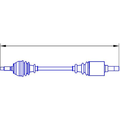 Arbre de transmission SERCORE TRANSMISSIONS 12730