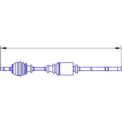 Arbre de transmission SERCORE TRANSMISSIONS 12738