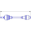 Arbre de transmission SERCORE TRANSMISSIONS 12771