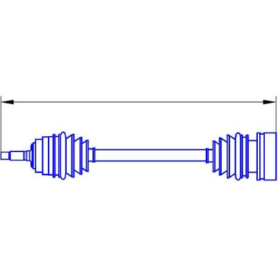 Arbre de transmission SERCORE TRANSMISSIONS 12873