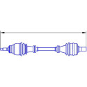Arbre de transmission SERCORE TRANSMISSIONS 12900