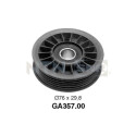 Poulie tendeur, courroie trapézoïdale à nervures SNR GA357.00