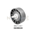 Poulie tendeur, courroie trapézoïdale à nervures SNR GA358.84
