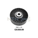 Poulie de renvoi/guidage, courroie trapézoïdale à nervures SNR GA358.89