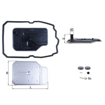 Filtre hydraulique, transmission automatique NAGARES HX 230 KIT