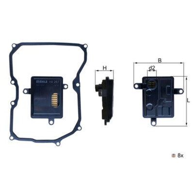Filtre hydraulique, transmission automatique NAGARES HX 267D