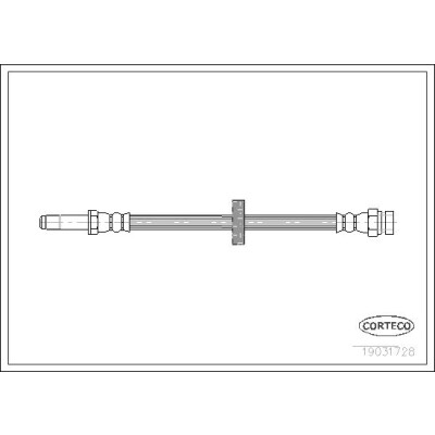 Flexible de frein CORTECO 19031728