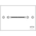 Flexible de frein CORTECO 19033027