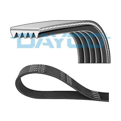 Courroie trapézoïdale à nervures DAYCO 5PK1260HD