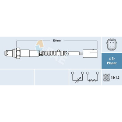 Sonde Lambda FAE 77677