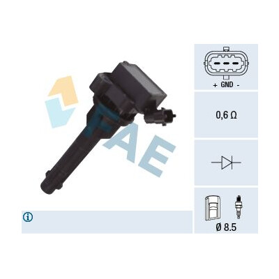 Bobine d'allumage FAE 80369