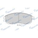 Jeu de plaquettes de frein MANDO MBF015001