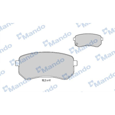 Kit de plaquettes de frein, frein à disque
