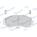 Jeu de plaquettes de frein MANDO MBF015287