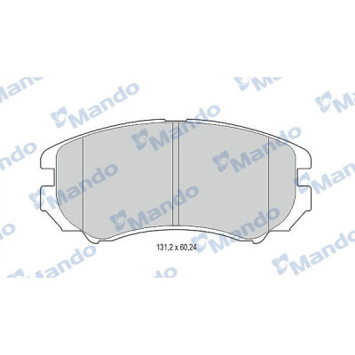Jeu de plaquettes de frein MANDO MBF015308