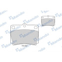 Jeu de plaquettes de frein MANDO MBF015716
