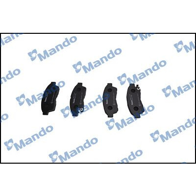 Jeu de plaquettes de frein MANDO RMPT04