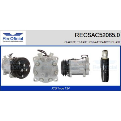 Compresseur, climatisation RECOFICIAL RECSAC52065.0