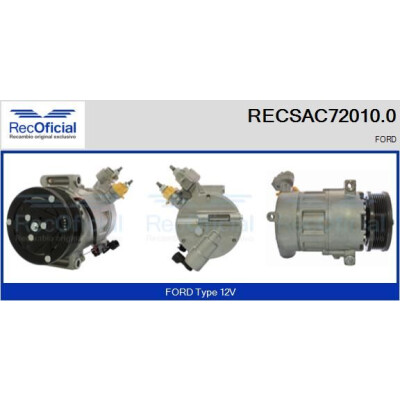Compresseur, climatisation RECOFICIAL RECSAC72010.0