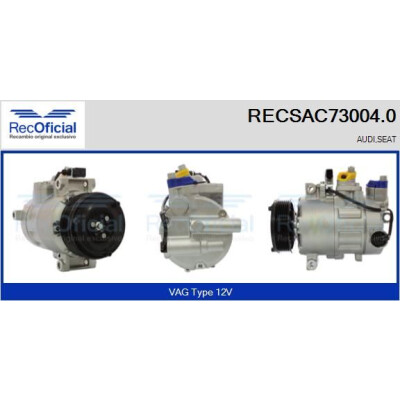 Compresseur, climatisation RECOFICIAL RECSAC73004.0