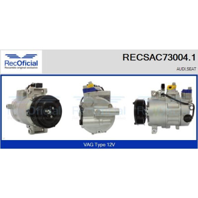 Compresseur, climatisation RECOFICIAL RECSAC73004.1
