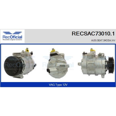 Compresseur, climatisation RECOFICIAL RECSAC73010.1