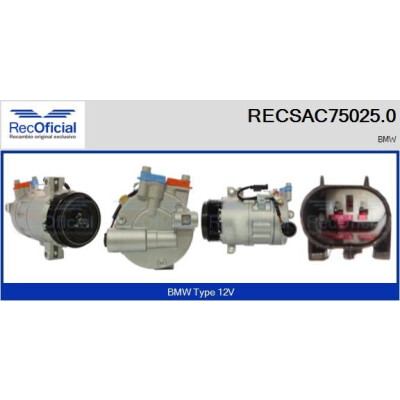 Compresseur, climatisation RECOFICIAL RECSAC75025.0