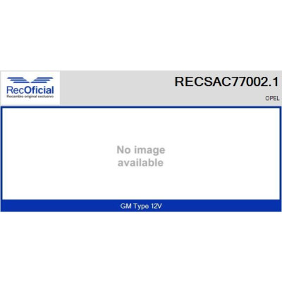Compresseur, climatisation RECOFICIAL RECSAC77002.1
