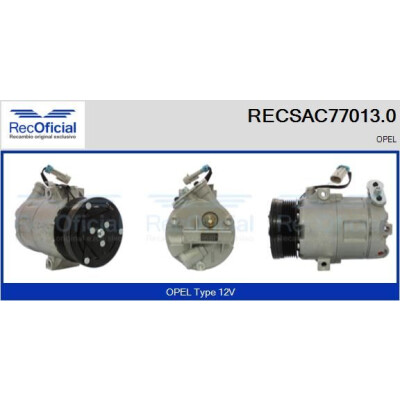 Compresseur, climatisation RECOFICIAL RECSAC77013.0
