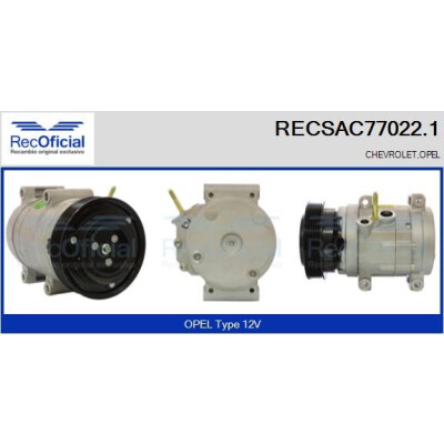 Compresseur, climatisation RECOFICIAL RECSAC77022.1