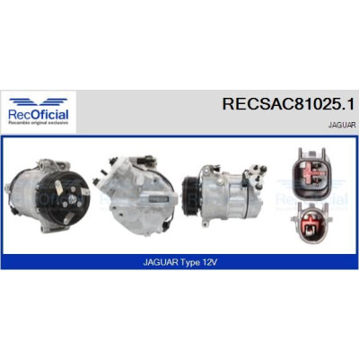 Compresseur, climatisation RECOFICIAL RECSAC81025.1