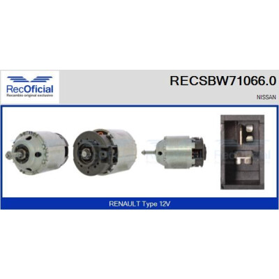 Ventilateur de cabine OFFICIEL RECSBW71066.0