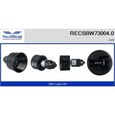 Ventilateur de cabine OFFICIEL RECSBW73004.0