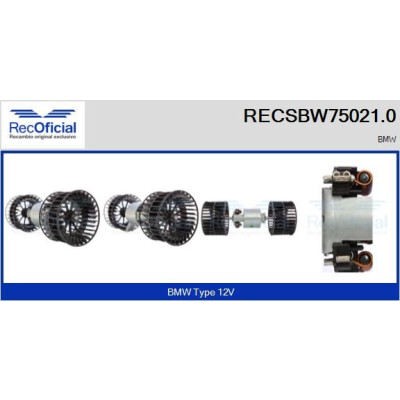 Ventilateur de cabine OFFICIEL RECSBW75021.0