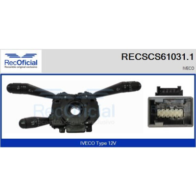 Interrupteur de colonne de direction RECOFICIAL RECSCS61031.1