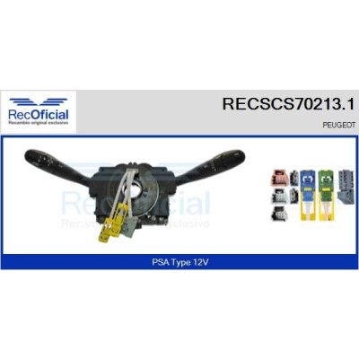 Interrupteur de colonne de direction RECOFICIAL RECSCS70213.1