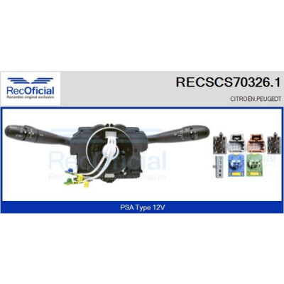 Interrupteur de colonne de direction RECOFICIAL RECSCS70326.1