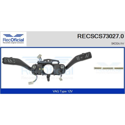 Interrupteur de colonne de direction RECOFICIAL RECSCS73027.0