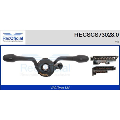 Interrupteur de colonne de direction RECOFICIAL RECSCS73028.0