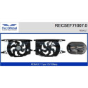 Moteur électrique, ventilateur pour radiateurs